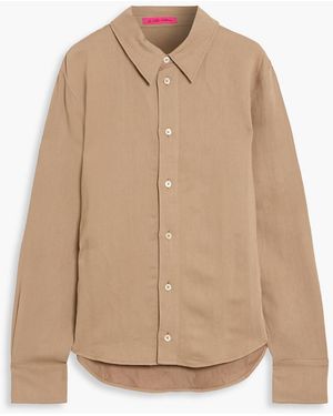 The Elder Statesman Easy Twill Shirt - Natural