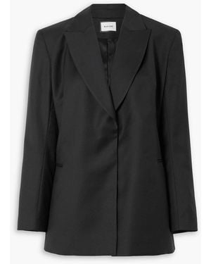 BEARE PARK Oversized Wool Blazer - Black