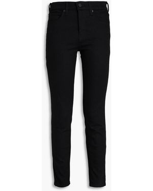 Nili Lotan Jonas Cropped High-rise Skinny Jeans - Black