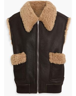 Bally Shearling Vest - Black