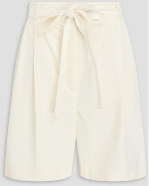 Rohe Pleated Wool Shorts - Natural