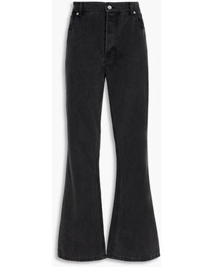 Rabanne High-Rise Flared Jeans - Black