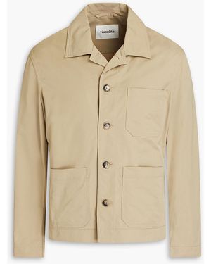 Nanushka Cotton-blend Twill Field Jacket - Natural