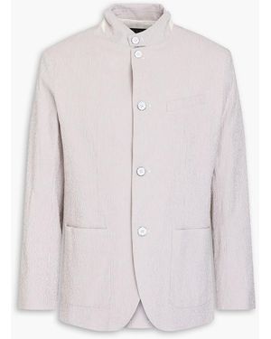 Rag & Bone Linden Cotton-blend Seersucker Blazer - Natural