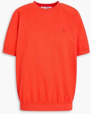 ÉTERNE French Cotton-Terry Sweatshirt - Red