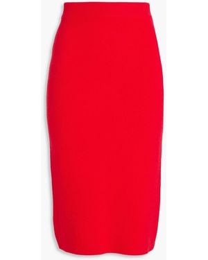 arch4 Honey Cashmere Skirt - Red