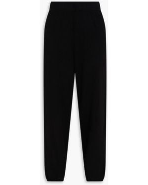 Tory Sport Cashmere Track Pants - Black