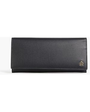 dunhill Textured-Leather Continental Wallet - Black