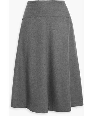 Veronica Beard Midirock "rasima" aus flanell - Grau