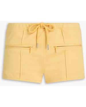 Courreges Jersey Shorts - Yellow