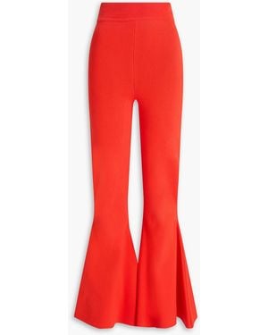 A.W.A.K.E. MODE Knitted Fla Pants - Red