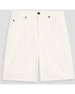 SLVRLAKE Denim Square Denim Shorts - Natural