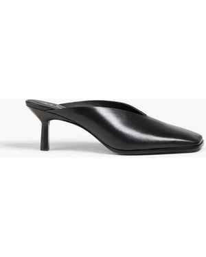 3.1 Phillip Lim Id Leather Mules - Black