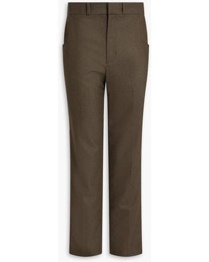 Entire studios Slim-Fit Wool-Tweed Trousers - Brown