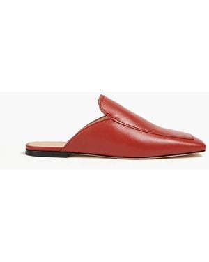 Wandler Megan Leather Loafers - Red