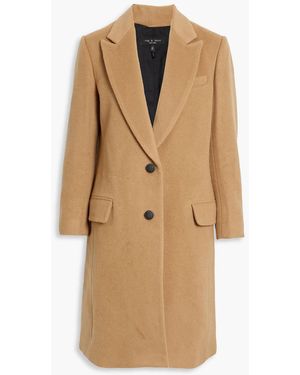 Rag & Bone Wooster Wool-blend Felt Coat - Natural