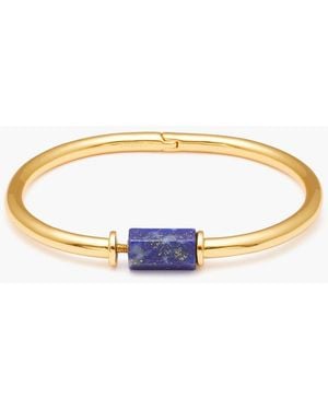 Zimmermann Gold-tone Lapis Lazuli Bangle - Metallic