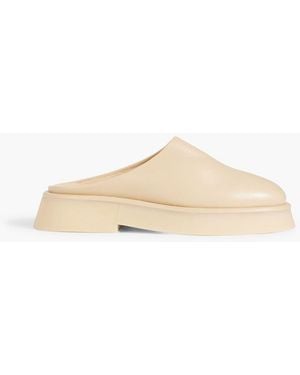 Wandler Rosa Leather Mules - White