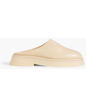 Wandler Rosa Leather Mules - White