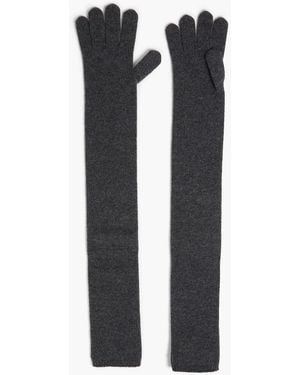 Max Mara Sfilata Cashmere Gloves - Black