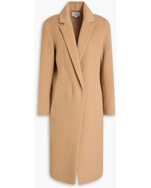 Vince Wool-blend Felt Coat - Brown