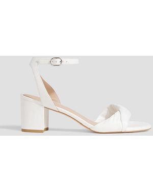 Stuart Weitzman Leather Sandals - White