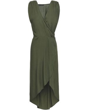 ViX Gisele wrap-effect woven dress - Grün