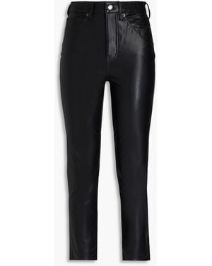 Veronica Beard Carly Cropped Slim-leg Trousers - Black