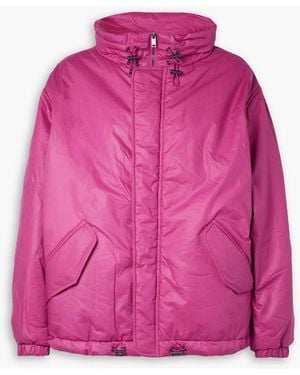 Isabel Marant Freni Padded Cotton-shell Jacket - Pink