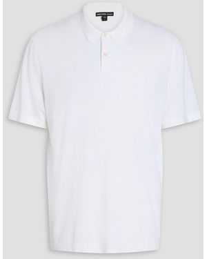 James Perse Cotton-blend Polo Shirt - White