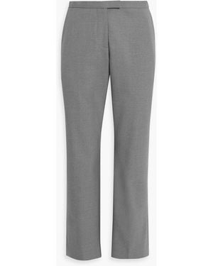Dries Van Noten Wool-Blend Twill Straight-Leg Pants - Gray