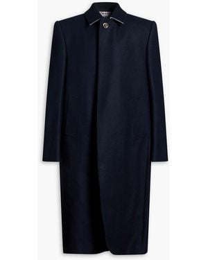 Thom Browne Wool-Felt Coat - Blue