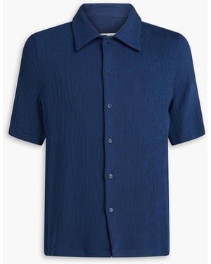 Sandro Ribbed Jersey Shirt - Blue