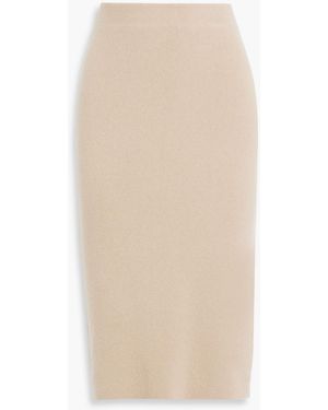 arch4 Honey Cashmere Skirt - Natural
