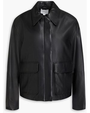 Vince Leather Jacket - Black