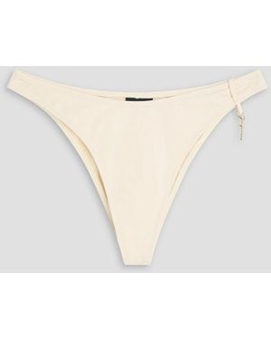 Jacquemus Bikini-höschen "le bas de maillot signature" mit verzierung - Weiß