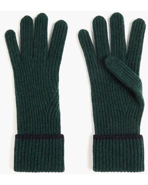 arch4 Handschuhe aus geripptem kaschmir - Grün