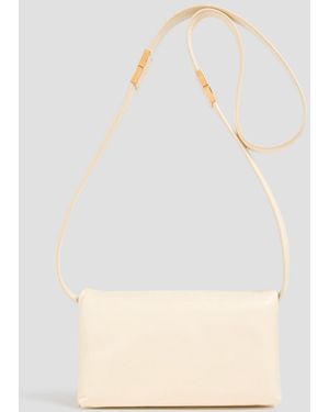 Marni Prisma Leather Cross-Body Bag - Natural
