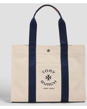 Tory Burch Tory Canvas Tote - Blue