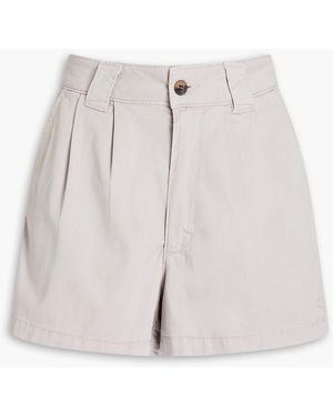 Ba&sh Pleated Lyocell-blend Shorts - Multicolor