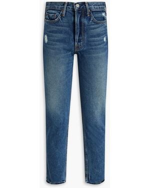 GRLFRND Karolina Petite High-rise Slim-leg Jeans - Blue