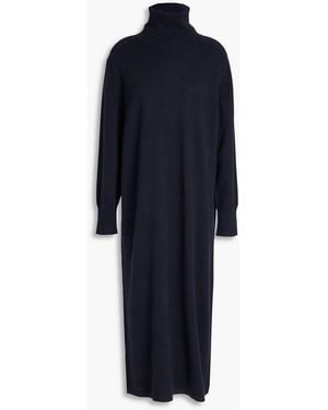 arch4 Lily Cashmere Midi Dress - Blue