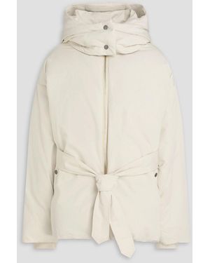 Rag & Bone Matilda Cotton-Blend Twill Hooded Down Jacket - Natural
