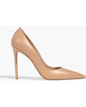 Stuart Weitzman Stuart 110 Leather Pumps - White