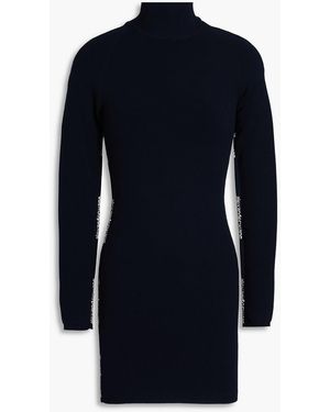 T By Alexander Wang Minikleid aus stretch-strick - Blau