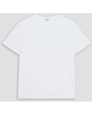 James Perse Printed Cotton-Jersey T-Shirt - White