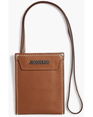 Jacquemus Le Porte Poche Meunier Leather Wallet - Brown