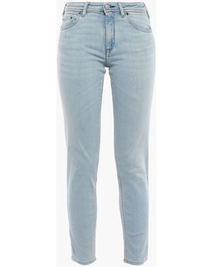 Acne Studios Climb Faded Mid-rise Skinny Jeans - Blue