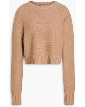 Max Mara Cropped kaschmirpullover "kaya" - Weiß