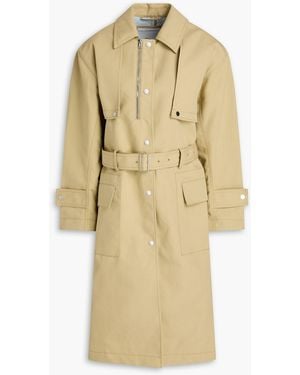 3.1 Phillip Lim Convertible Cotton Trench Coat - Natural